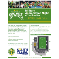 Military Appreciation Night at the Rowdies 