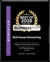 Red House Streaming Wins 2026 Best of BusinessRate for Video Production