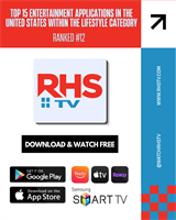 RHStv Ranks Among the Top 15 Lifestyle Streaming Apps in the U.S., Surpassing 6 Million Viewers