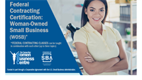 Federal Contracting Certification: Woman Owned Small Business (WOSB)