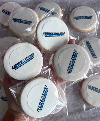 Corporate Logo Biscuits