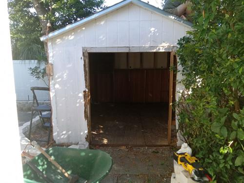 Shed removal