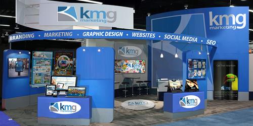 KMG Marketing Team/Piggy Printz Trade Show Booths-In-A-Box