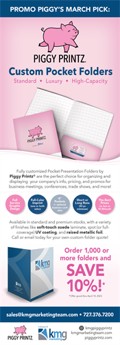 Piggy Printz Pocket Folders