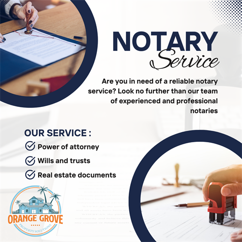 Notary Services Available
