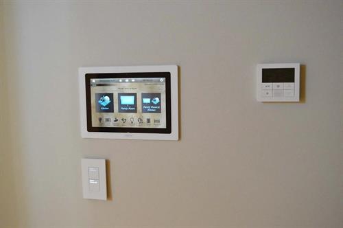 Touchscreen Whole House Control Center