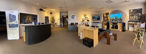 Our showroom in Palm Harbor next to Pelican Carwash 