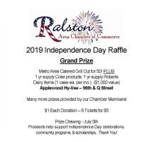 2019 Independence Day Raffle Sales