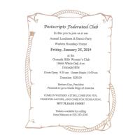 REMINDER! GH Woman's Club - Annual Luncheon BUNCO Party