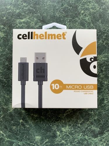 We Are The Local Authorized Distributor of Cellhelmet Accessory Line-10Ft. Charging Cables for All Models with Lifetime Warranty