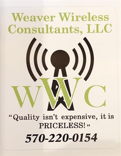 Weaver Wireless Stickers of Logo
