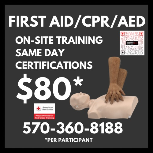 First Aid/CPR/AED On-Site Training - Limited Time Offer $80 per participant 