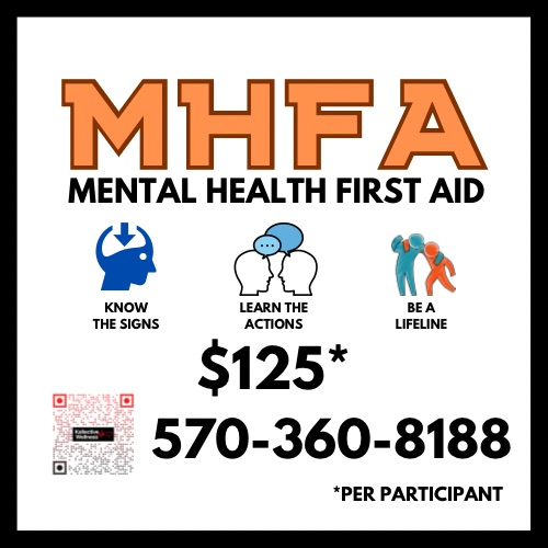 Mental Health First Aid On-Site Training - Limited Time Offer $125 per participant 