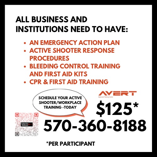 Active Shooter/Workplace Violence On-Site Training - Limited Time Offer $125 per participant 