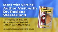 Stand with Ukraine: Author Visit with Dr. Ruslana Westerlund