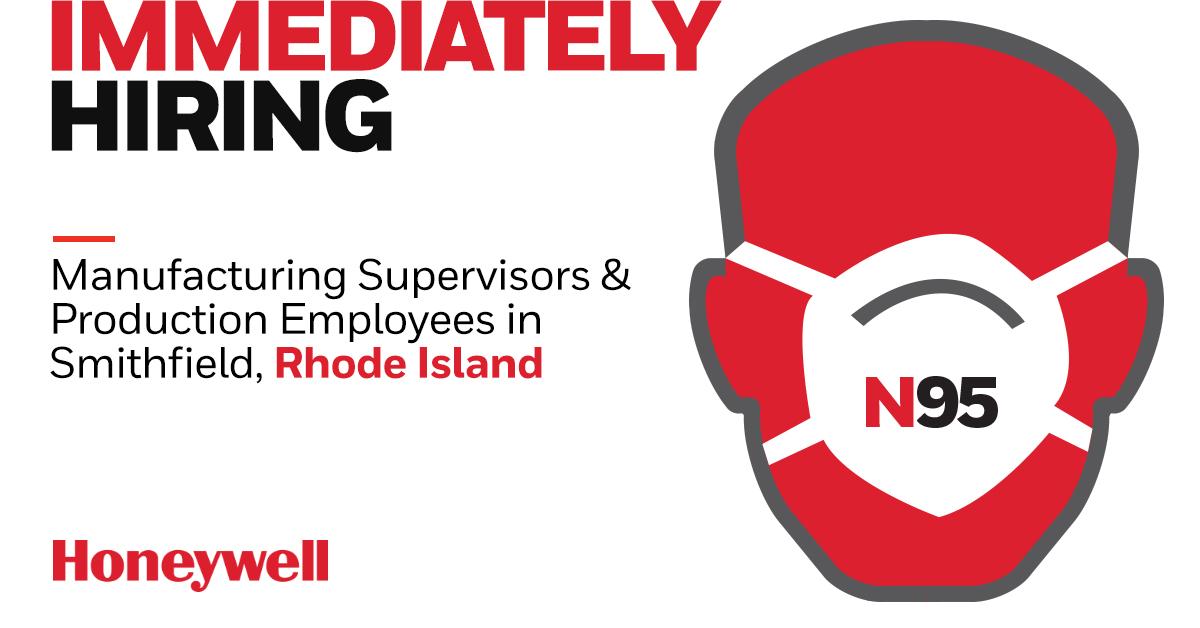 Skills for Rhode Island's Future is Partnering with Honeywell to Help Fill Hundreds of Jobs!