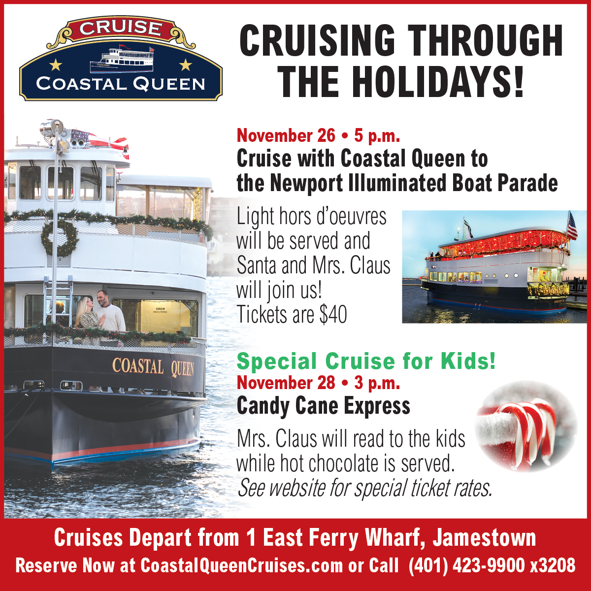 Image for Cruising Through the Holidays with Coastal Queen