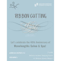 Ribbon Cutting and 40th Anniversary Celebration at Wavelengths Salon & Spa