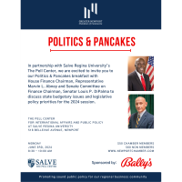 Politics & Pancakes with Representative Abney and Senator DiPalma