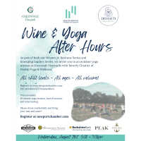 Wine & Yoga After Hours at Greenvale Vineyards