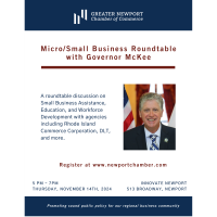 Micro/Small Business Roundtable with Governor McKee