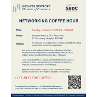 Networking Coffee Hour with the RI Small Business Development Center