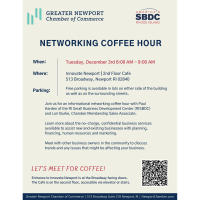 Networking Coffee Hour with the RI Small Business Development Center