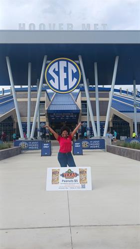 Take me out to the ball game! Texas Roadhouse peanuts made it to the SEC tournament. 