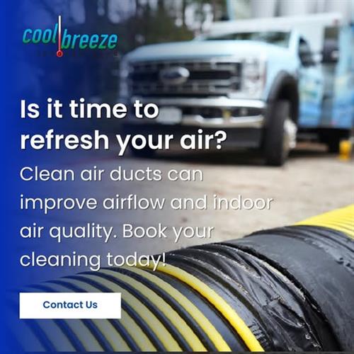 Cool Breeze Inc. offers professional duct cleaning services to improve indoor air quality, enhance HVAC efficiency, and ensure a healthier home or business environment.