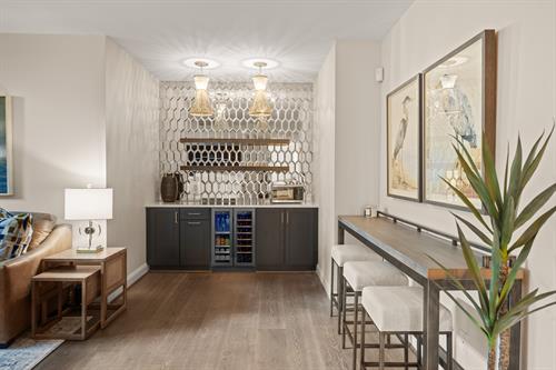Elegant basement design Elegant basement design