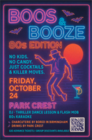 Boos and Booze 80's Edition Halloween Party