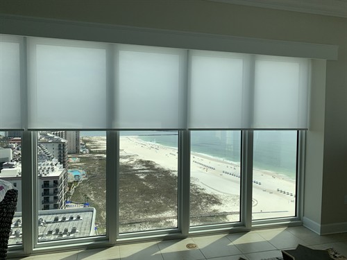 Solar Screens for a Beach Home Birmingham Blinds Alabama