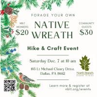 Forage Your Own Native Wreath Hike & Craft Event