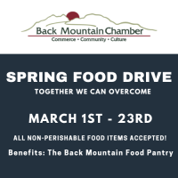 Back Mountain Chamber Spring Food Drive