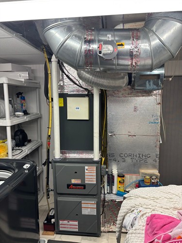 Amana High-Efficiency Gas Furnace & Central Air Conditioning System Replacement