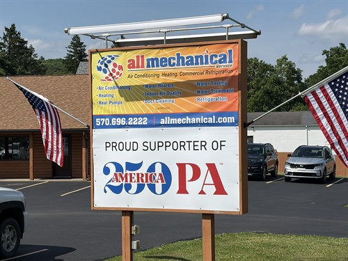 All Mechanical Service — Proud Supporter of PA 250 and America’s 250th Anniversary