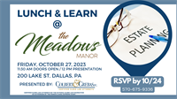 Lunch & Learn at The Meadows!