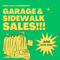 Park Falls Community Garage & Sidewalk Sales