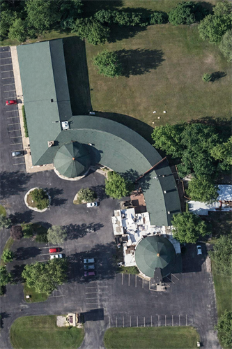 Ariel View of Lodge