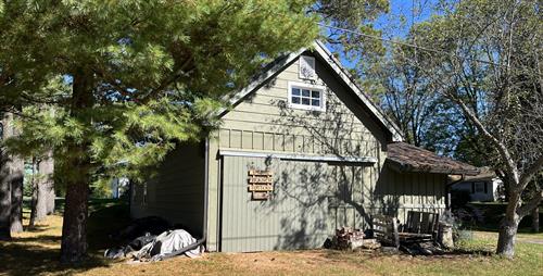 View of the studio from the south