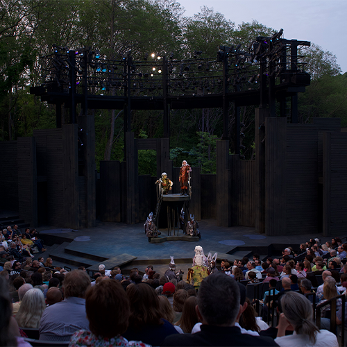 Audience at A Midsummer Night's Dream, 2025. Photo by Hannah Jo Anderson. 