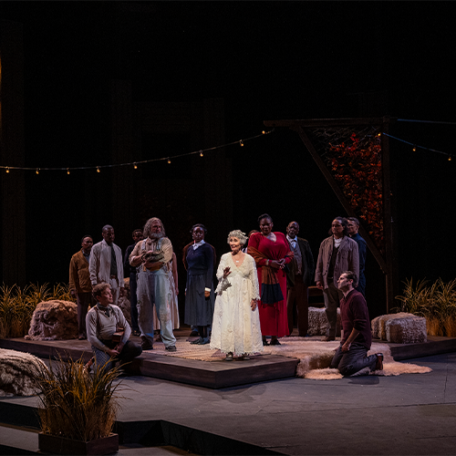 The cast of The Winter's Tale, 2025. Photo by Michael Brosilow. 