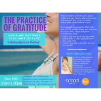Practice of Gratitude Workshop