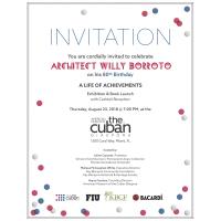 Architect Willy Borroto Exhibition & Book Launch