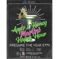 Apple & Honey Martini- Happy Hour for Young Jewish Professionals 