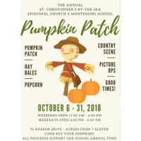 St. Christopher's By-the-Sea Annual Pumpkin Patch Sale