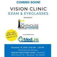 Vision Clinic Exam & Eyeglasses- Bowman Location