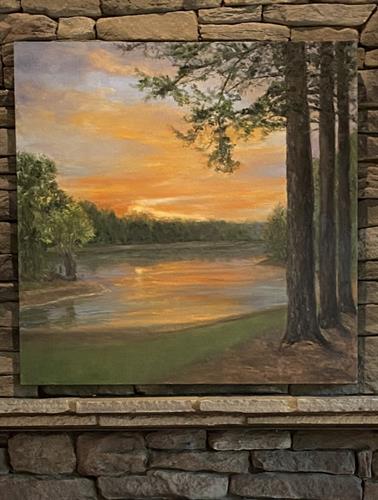 Oil painting by Giorgione Fine Art-Indian Cove