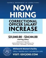 Now Hiring Correctional Officers