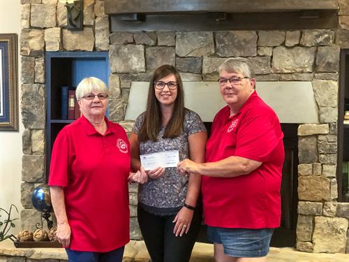 Donation to Hart County AARP